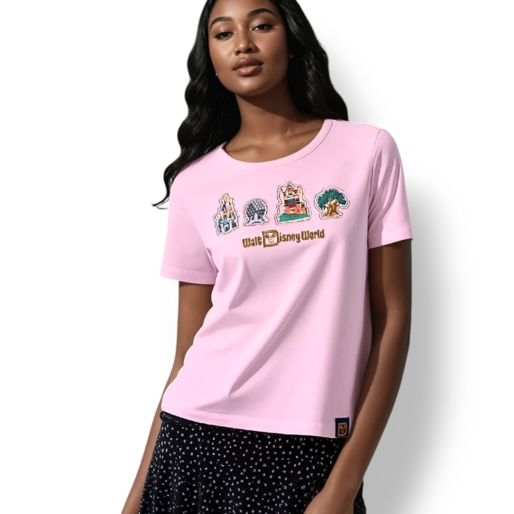 Disney World 2024 Resort Icons Premium Fashion Tee